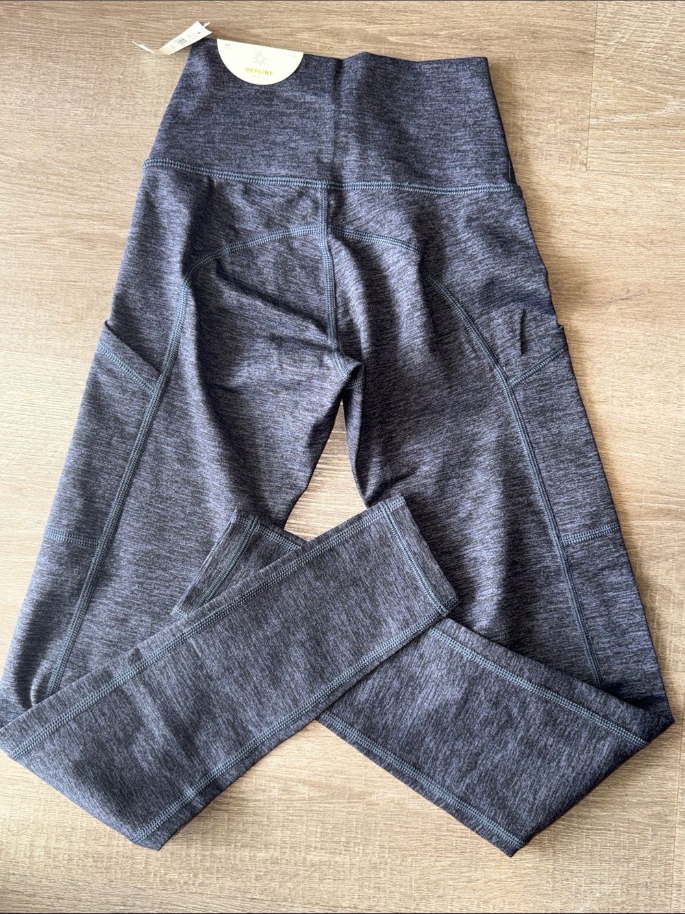 High-Rise Performance Leggings - Charcoal Gray